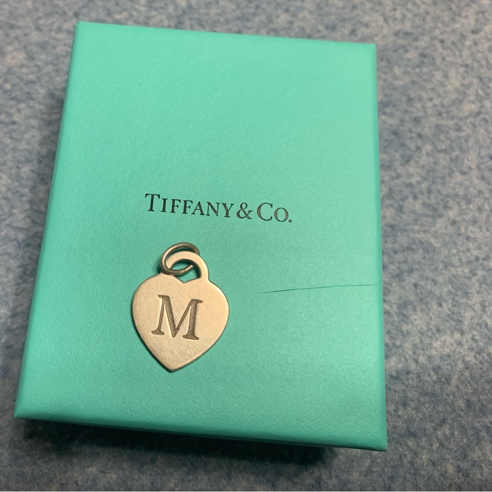 Tiffany and Co “M” Heart Tag Charm